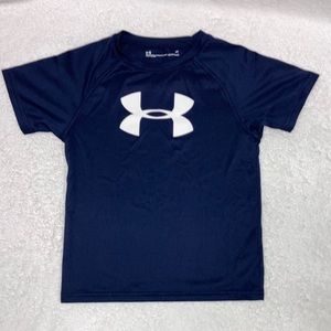 Underarmour heatgear navy blue shortsleeve tee size 4t